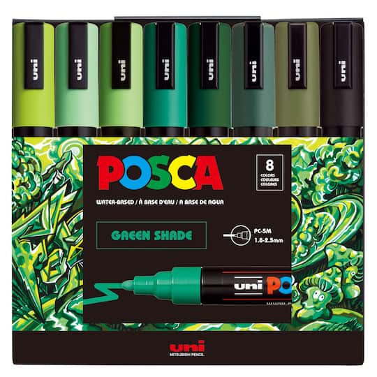 Michaels, POSCA® PC5M Color Shades Medium Bullet Tip Paint Markers – Category: Paint Markers